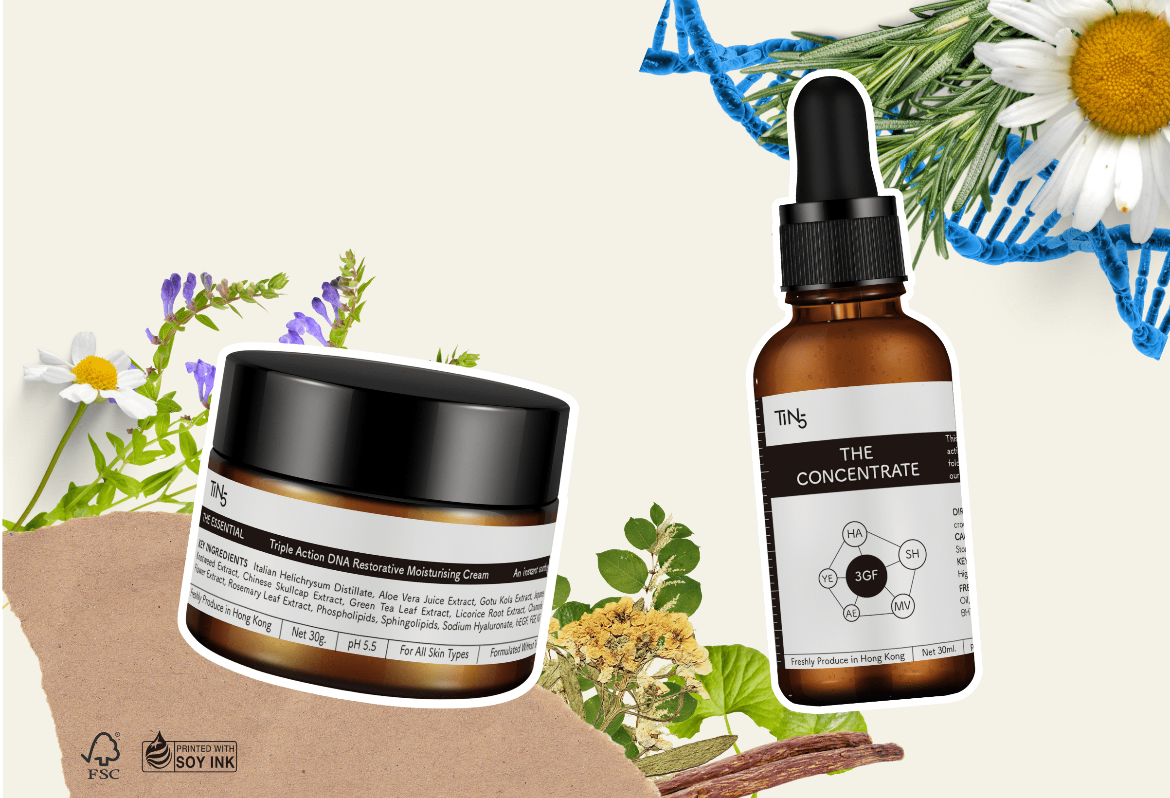 hong kong skincare products with raw materials